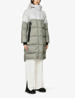 Canada Goose Byward Regeneration Funnel-neck Shell-down Jacket -Selfridges Store R04088851 LIGHTGREY ALT02