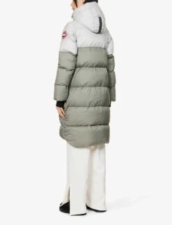 Canada Goose Byward Regeneration Funnel-neck Shell-down Jacket -Selfridges Store R04088851 LIGHTGREY ALT03
