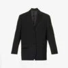Acne Studios Juylie Single-breasted Padded-shoulders Woven Blazer