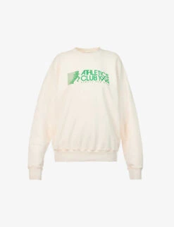 Athletics Club Graphic-print Cotton Sweatshirt