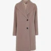 Whistles Wide Collar Relaxed-fit Wool Blend Coat