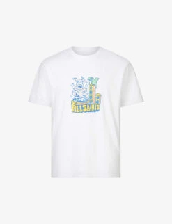 AllSaints Rabbid Graphic-print Relaxed-fit Organic-cotton T-shirt