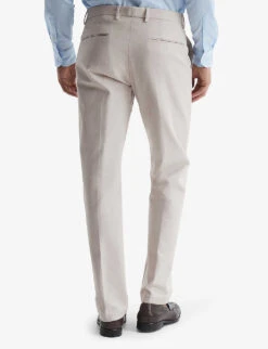 Reiss Eastbury Slim-fit Straight-leg Stretch-cotton Chinos -Selfridges Store R04091602 STONE ALT03