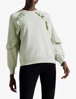 Ted Baker Stretch-woven Sweatshirt -Selfridges Store R04093049 LTGREEN ALT02