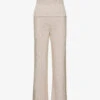 Diag Languid Brand-embossed Straight-leg High-rise Cotton-blend Knitted Trousers