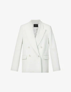 Joseph Jaden Double-breasted Stretch-woven Blazer