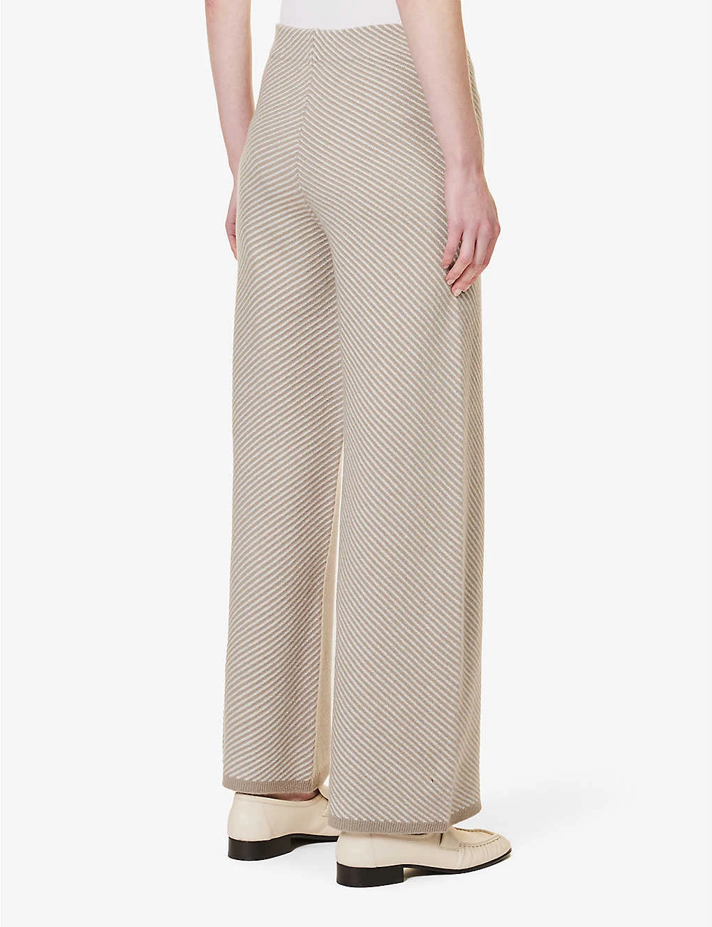 Joseph Striped Knitted Merino Wool Knitted Trousers 4 Joseph Striped Knitted Merino Wool Knitted Trousers - Image 4