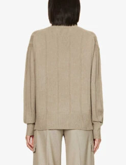 Joseph Relaxed-fit Turtleneck Cashmere Jumper -Selfridges Store R04095152 PEWTER ALT03