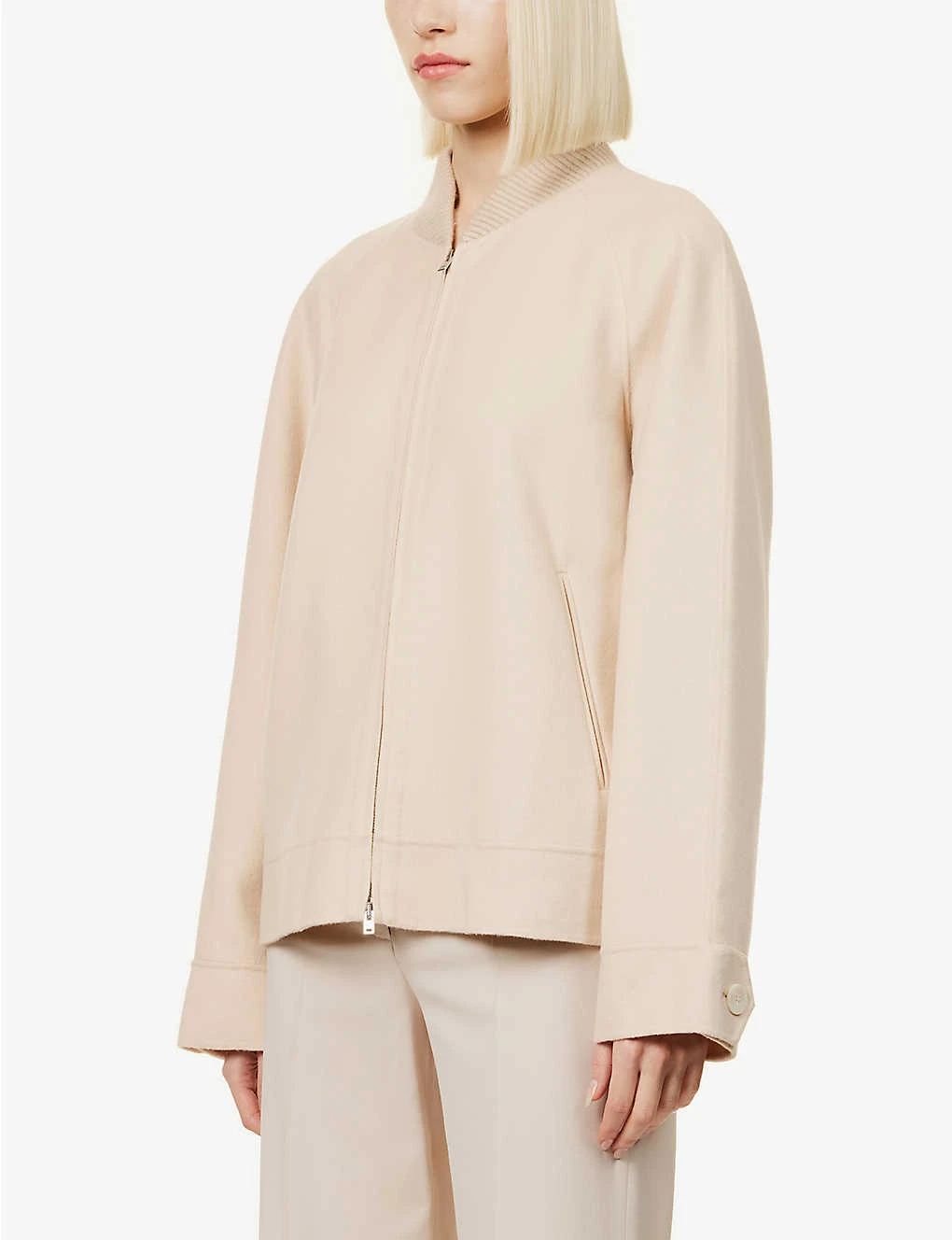 Joseph Beaumont Relaxed-fit Wool-silk Blend Jacket 3 Joseph Beaumont Relaxed-fit Wool-silk Blend Jacket - Image 3