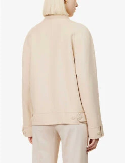 Joseph Beaumont Relaxed-fit Wool-silk Blend Jacket 8 Joseph Beaumont Relaxed-fit Wool-silk Blend Jacket -Selfridges Store R04095301 MAPLEWOOD ALT03