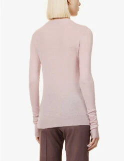 Joseph Regular-fit Fine Cashmere-knit Top -Selfridges Store R04095380 SWEETPEA ALT03