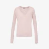 Joseph Brushed V-neck Cashmere Jumper