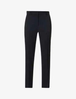 Joseph Coleman Straight-leg Cropped Stretch-wool Trousers