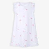 Flamingo-print Ruffle-sleeve Cotton Nightdress 1-6 Years
