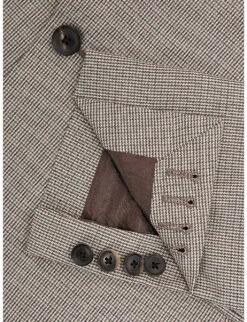 Reiss Pew Houndstooth Slim-fit Wool Blazer -Selfridges Store R04098634 BROWN ALT05