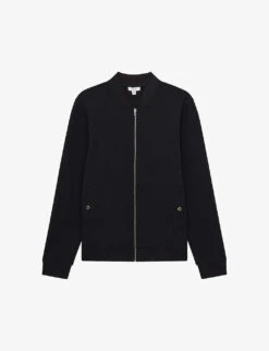 Reiss Bolton Textured Stretch-cotton Jacket