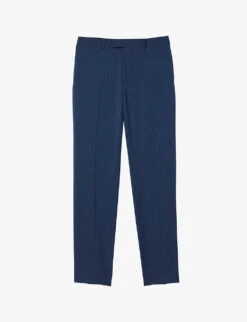Sandro Slim-fit Tapered Virgin-wool Trousers