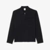 Sandro Zipped Long-sleeved Cotton Polo Shirt
