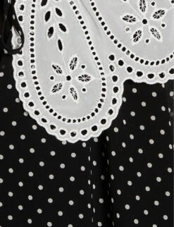 CLAUDIE PIERLOT Rifi Polka-dot Print Woven Mini Dress -Selfridges Store R04103272 DIVERS ALT05