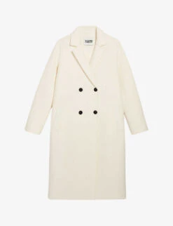 CLAUDIE PIERLOT Galant Double-breasted Wool-blend Coat