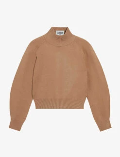 CLAUDIE PIERLOT Mascara High-neck Knitted Jumper