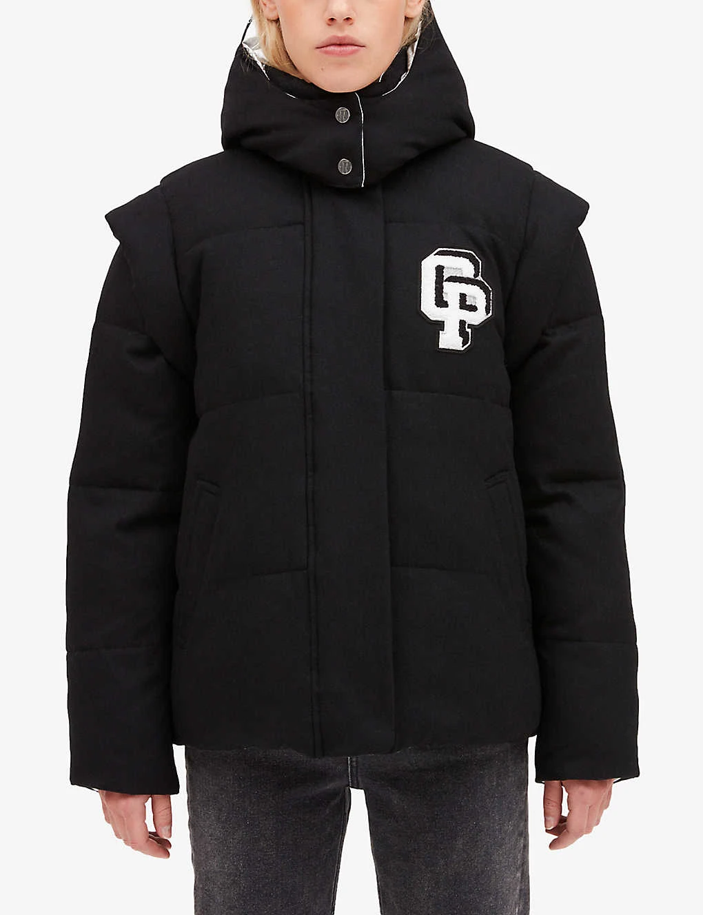 CLAUDIE PIERLOT Reversible Quilted Shell And Wool-blend Puffer Jacket 3 CLAUDIE PIERLOT Reversible Quilted Shell And Wool-blend Puffer Jacket - Image 3