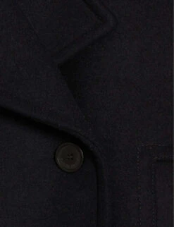 CLAUDIE PIERLOT Gaspard Double-breasted Wool-blend Coat -Selfridges Store R04103333 BLEUS ALT04