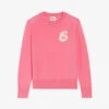 CLAUDIE PIERLOT Magnetic Logo-embroidered Wool Jumper