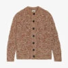 CLAUDIE PIERLOT Meteorite Round-neck Cable-knit Wool Cardigan