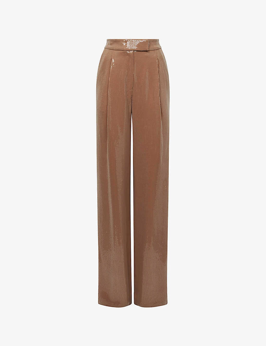 Reiss Lizzie Sequin-embellished Wide-leg Woven Trousers 1 Reiss Lizzie Sequin-embellished Wide-leg Woven Trousers