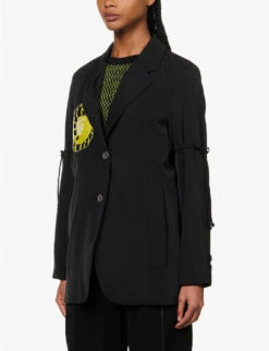 Sftm P 1 Jkt Zebra Blazer -Selfridges Store R04109259 BLACK ALT02