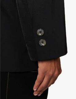 Sftm P 1 Jkt Zebra Blazer -Selfridges Store R04109259 BLACK ALT05