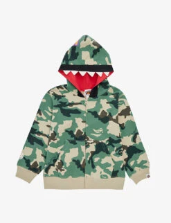 Regular-fit Camo-print Cotton-jersey Hoody 2-9 Years