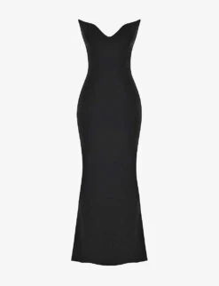 Sabine Strapless Corset Stretch-woven Maxi Dress