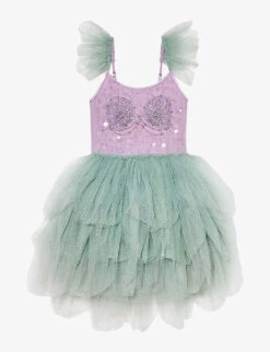 Disney X Tutu Du Monde Jewel Of The Sea Sequin-embellished Tulle Dress 4-11 Years