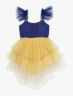 Disney X Tutu Du Monde Mirror Mirror Sequin-embellished Tulle Dress 4-11 Years -Selfridges Store R04110808 LAPISMIX ALT02