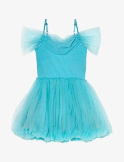 Disney X Tutu Du Monde Aladdin Skies Sequin-embellished Tulle Dress 4-11 Years -Selfridges Store R04110811 BLUERADIANCE ALT02