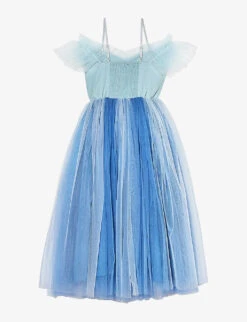 Disney X Tutu Du Monde Frozen Forever Sequin-embellished Tulle Dress 4-11 Years -Selfridges Store R04110814 ARANDELLEBLUE ALT02
