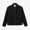 Sandro Dana Collared Zip-up Stretch-woven Jacket
