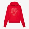 Zadig & Voltaire Mia Heart-print Cotton-jersey Hoody