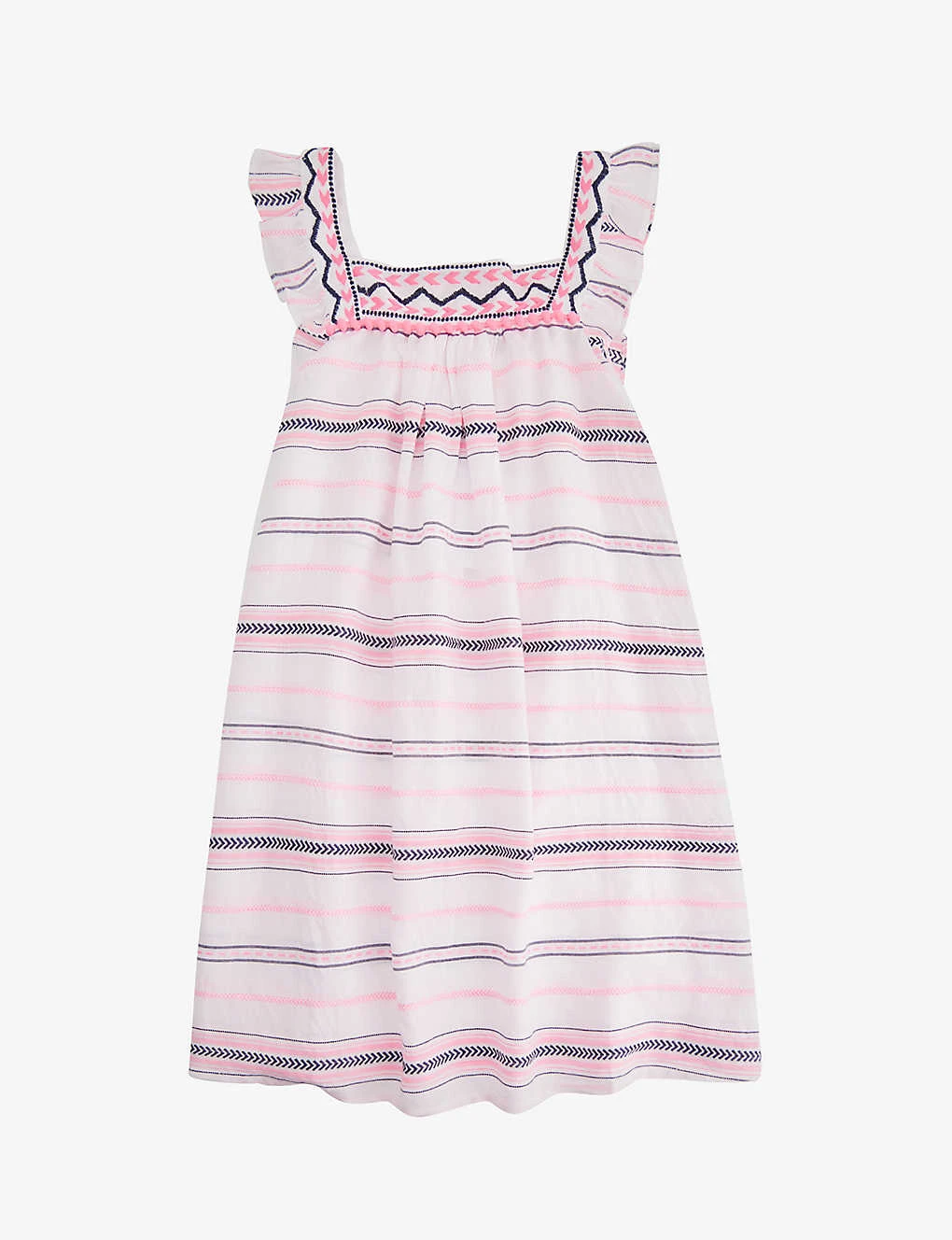 Striped Woven Dress 3-14 Years 1 Striped Woven Dress 3-14 Years