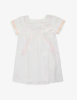 Peruvian Embroidered Cotton Dress 3-14 Years -Selfridges Store R04115479 WHITE ALT02