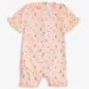 Lemon Blossom Cotton-blend Towelling Dress 3-10 Years