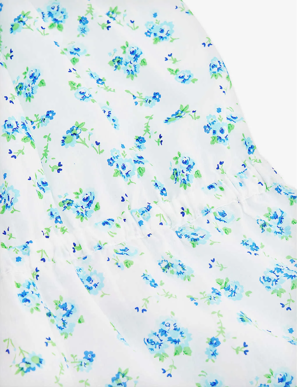 Floral-print Cotton Playsuit 3-14 Years 2 Floral-print Cotton Playsuit 3-14 Years - Image 2