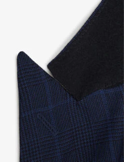 Reiss Royce Prince Of Wales-check Wool Blazer -Selfridges Store R04116681 NAVY ALT06