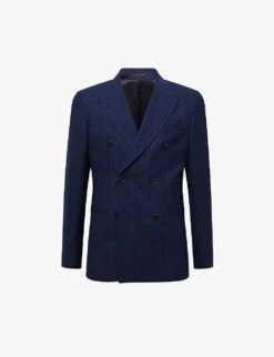 Reiss Royce Prince Of Wales-check Wool Blazer
