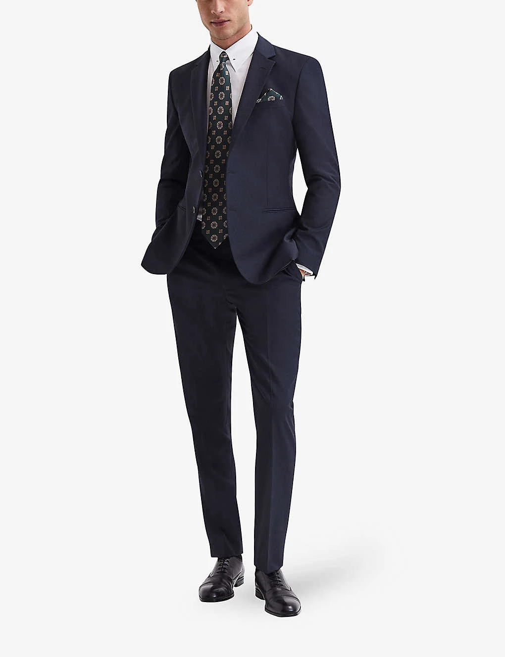 Reiss Hope Straight-leg Mid-rise Stretch Wool-blend Trousers 2 Reiss Hope Straight-leg Mid-rise Stretch Wool-blend Trousers - Image 2