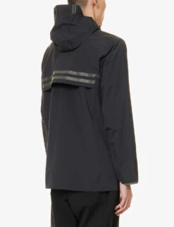 Canada Goose Nanaimo Funnel-neck Shell Hooded Jacket -Selfridges Store R04117745 BLACK ALT03