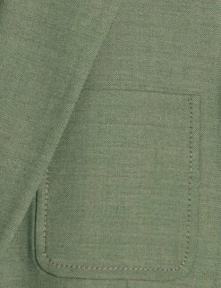 CLAUDIE PIERLOT Violaine Single-breasted Tailored Stretch-woven Blazer -Selfridges Store R04121201 VERTS ALT04