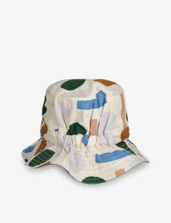 Liewood Sander Reversible Organic-cotton Bucket Hat 9 Months - 10 Years -Selfridges Store R04122067 PAINTSTROKESANDY ALT02